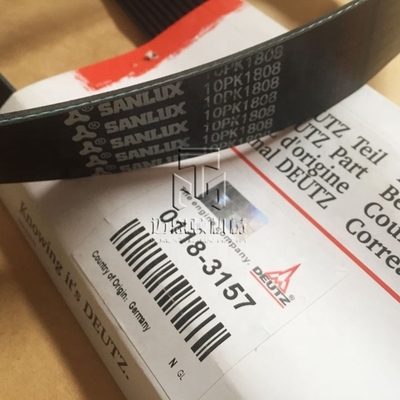 V Ribbed Belt 01183157 01183002 0118 3157 0118 3002 1183157 1183002 for deutz TCD2013L06 4V TCD2013 L04 2V D5E TAD734